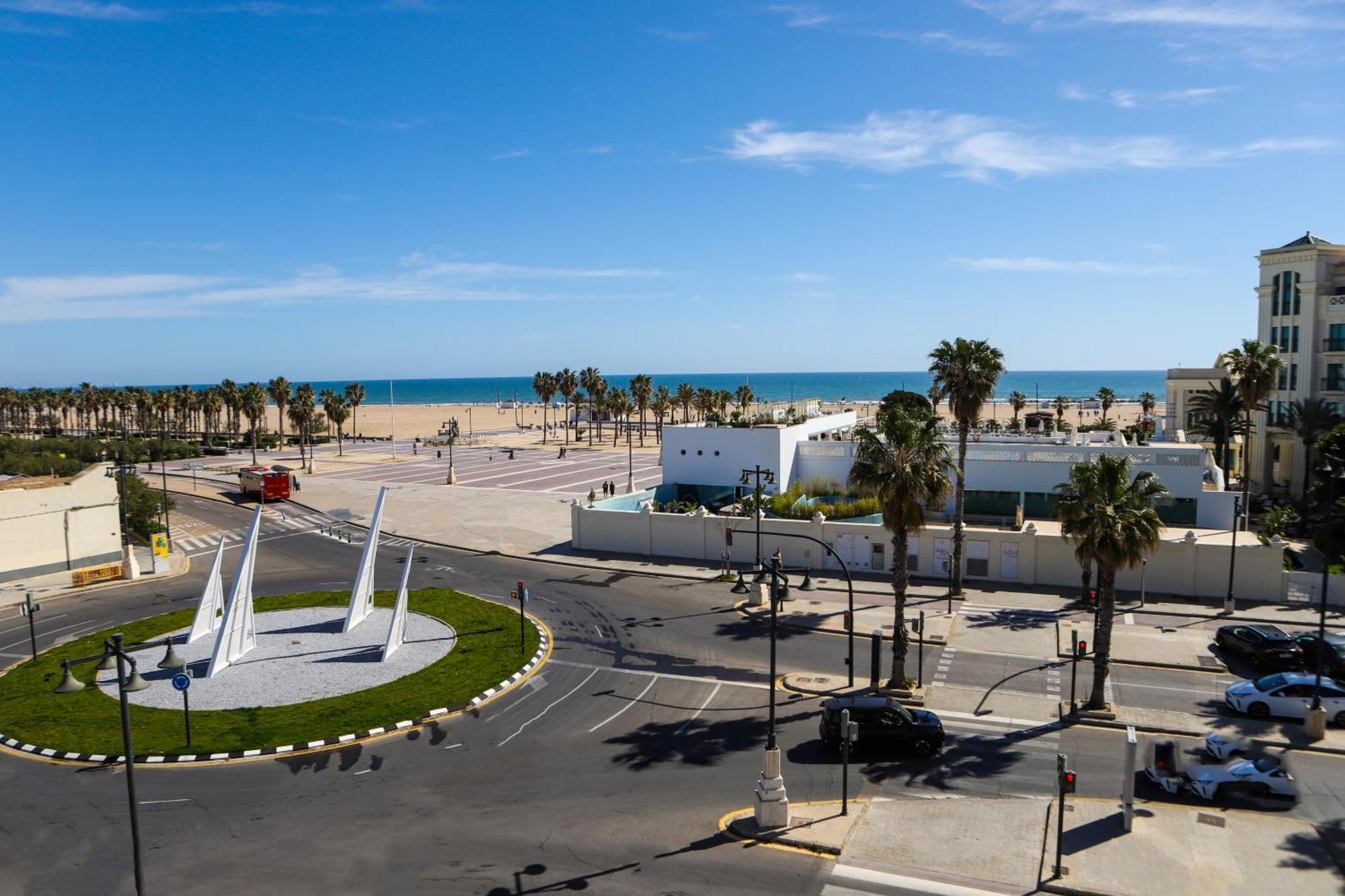 Malvarrosa Beach Valencia Exteriör bild